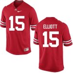 Men's Ohio State Buckeyes #15 Ezekiel Elliott Red Nike NCAA College Football Jersey November TTZ5344LM